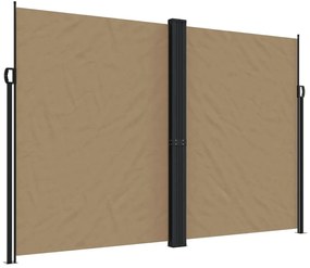 tópszínű behúzható oldalsó napellenző 220 x 1200 cm