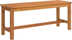 vidaXL tömör akácfa kerti pad 110 x 35 x 45 cm