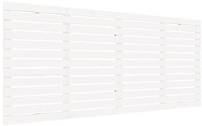 fehér tömör fenyőfa fali fejtámla 166 x 3 x 91,5 cm