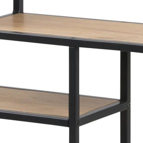 SARON falipolc tölgy/fekete