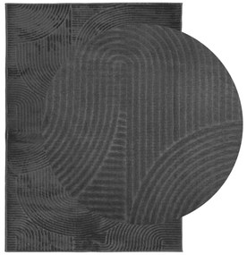 IZA antracit rövid szálú skandináv stílusú szőnyeg 200 x 280 cm