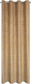Függöny 140x250 cm sötét bézs