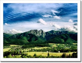 Poszterek keretben 40x30 Tátra Panoráma Tájkép