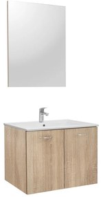 Zoya 60 komplett fürdőszoba bútor Sonoma tölgy