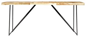 Tömör mangófa étkezőasztal 180 x 90 x 76 cm