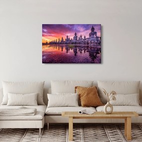 Kép - Buddhák naplementekor (90x60 cm)