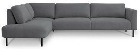 Sötétszürke sarokkanapé (bal oldali) Hero – Scandic