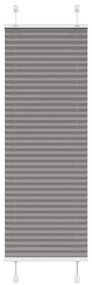 pliszírozott redőny antracit 45x100 cm szövetszélesség 44,4 cm