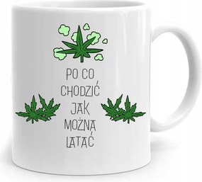 Bögre Ajándék Vicces Miért Kell Sétálni fényképes nyomtatással