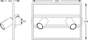 ZUMA LINE C230857704 KORDA Modern LED Mennyezeti Lámpa Fekete, Faipari GU10, LED IP20