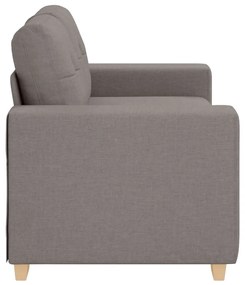 tópszínű szövet loveseat kanapé 120 cm