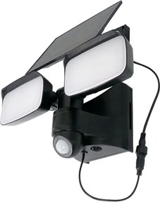 Solight WO7203 - LED napelemes reflektor érzékelővel LED/9W/3,7V 3600 mAh IP54