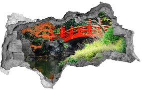 3d lyuk fal dekoráció Japán kert nd-b-61384677