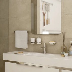 NIMCO MA 29046-26 - Fali törölközőtartó MAYA 46 cm fényezett króm