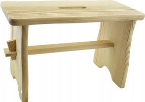 Közepes Fenyő Szék Fa Természetes Bömbölő Etetőszék Zsámoly