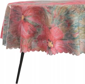 Abrosz Foltálló Ovális 80X150 CM Piros Virágok Ovális