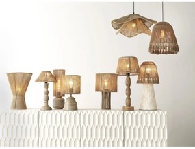 Natúr színű asztali lámpa (magasság 24 cm) – Geese