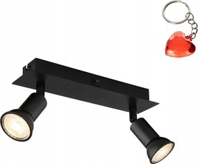 Spot reflektor lámpa Drew 57998-2 Globo kapcsolóval