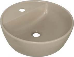 CeraStyle ONE - PULTRA ültethető - Top Counter mosdó - MATT BÉZS - csaplyukas - átm. 42 cm