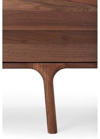 Barna tölgyfa TV-állvány 220x45x45 cm Fawn – Gazzda