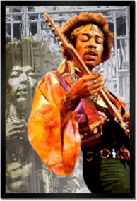 Poszterek keretben 40x60 Jimi Hendrix