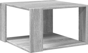 vidaXL szürke sonoma színű szerelt fa dohányzóasztal 51,5x51,5x30 cm