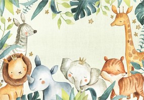 Vinyl Tapéta Flizelin Állatok A Gyerekszobába 416x254