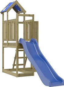 vidaXL impregnált fenyőfa kültéri játszószett