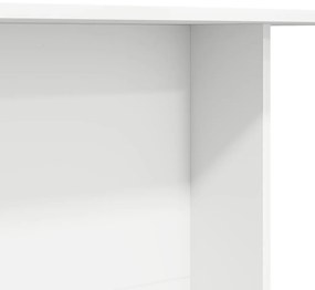 Étkezőasztal Fehér 110x60x75 cm Összeszerelt fa