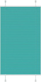 vidaXL pliszírozott redőny Benzinzöld 80x150 cm szövetszélesség