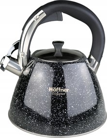 Acél Vízforraló Síppal Rozsdamentes Acél 3L Hoffner Elegance