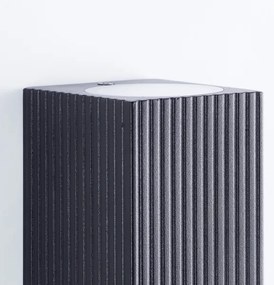 Brilliant - Kültéri fali lámpa JELANI 2xGU10/10W/230V IP44 fekete