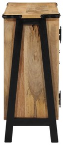 Tömör mangófa tálalószekrény 88 x 30 x 69 cm