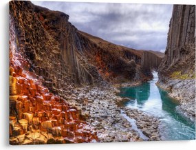 Kép - Studlagil kanyon (70x50 cm)