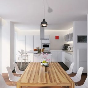 Csillár zsinóron OVAL 1xE27/60W/230V fekete