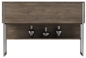 Komód Luxe - Silver, Walnut
