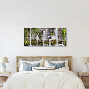 Kép - Kőfal, Hamburg, Németország (120x50 cm)