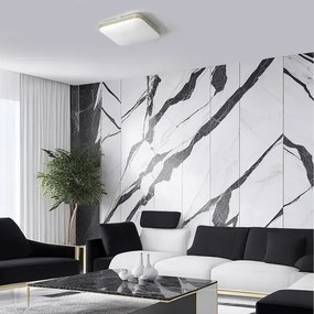 LED Fürdőszobai mennyezeti lámpa DABAR LED/17W/230V 4000K 33x33 cm IP44