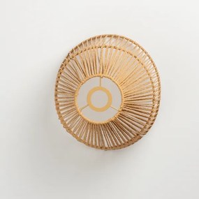 BRILAGI - CERIA BOHO LED felületre szerelhető csillár 1xE27/40W/230V, átmérő 30 cm, barna/tölgy
