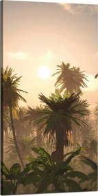 Vászonkép Naplemente Pálmafák Természet 60x120 cm
