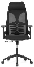 Fekete Hálós Irodai Szék, Hinta Mechanikával. KA-S247 BK
