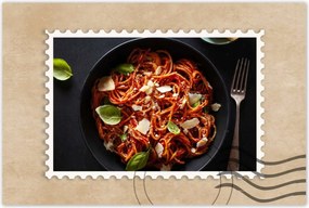 Poszterek 60x40 Spagetti Sajt Bazsalikom