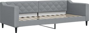 vidaXL világosszürke szövet kanapéágy keret 80 x 200 cm