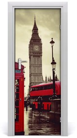 Ajtómatrica Big Ben, London 75x205 cm
