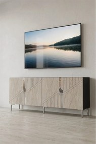 Evva 150 - Anthracite, Silver, Travertine