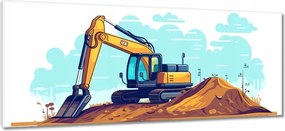 Képek 100x40 Nagy kotrógép egy kisfiú számára