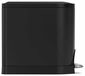 Simplehuman keskeny pedálos kosár 10 L, fekete