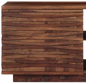 tömör akácfából TV-szekrény 120 x 30 x 40 cm