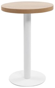Világosbarna MDF bisztróasztal 50 cm