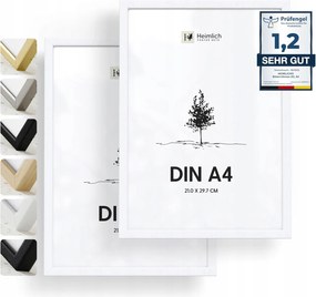 Keretek A4 21x29,7 Heimlich fa fehér 2 db/fali